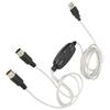 2 In 1 USB To MIDI Cable Plug and Play MIDI Cord Adapter  for Keyboard, Piano, Synthesizer