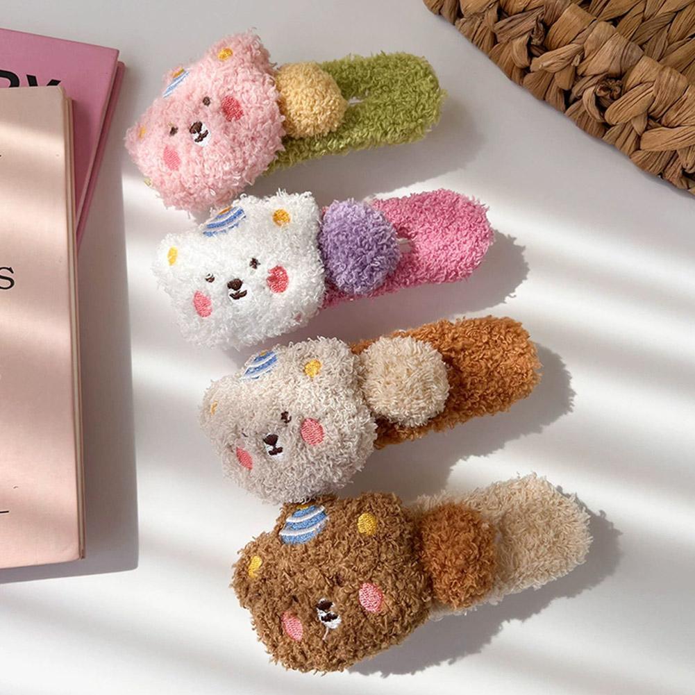 Plyšový medvídek Puding Velký Káčátko Sponka do vlasů Dámská Podzimní Dívka Zlomené Srdce Sponka do vlasů Roztomilý Wi I5P2