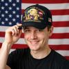 USA Marine Corps 250th Anniversary Baseball Cap Retro Washed Sports Hat Patriotic Trucker Hat for Men Women Veterans Enthusiasts