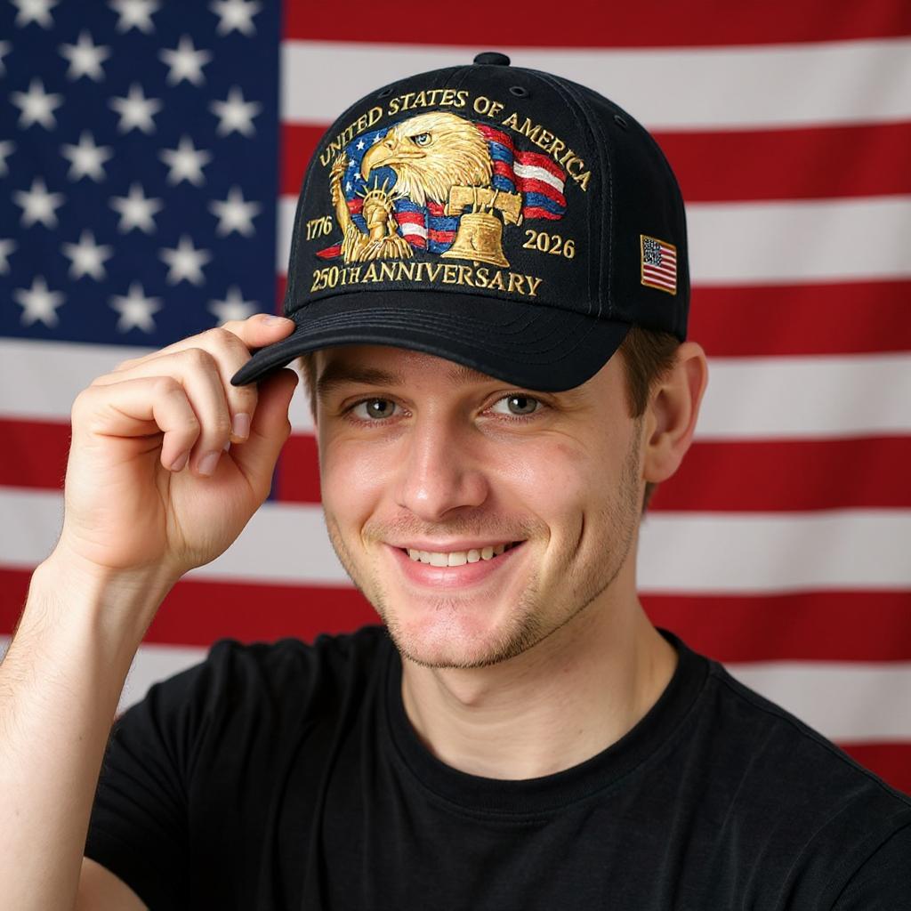 USA Marine Corps 250th Anniversary Baseball Cap Retro Washed Sports Hat Patriotic Trucker Hat for Men Women Veterans Enthusiasts