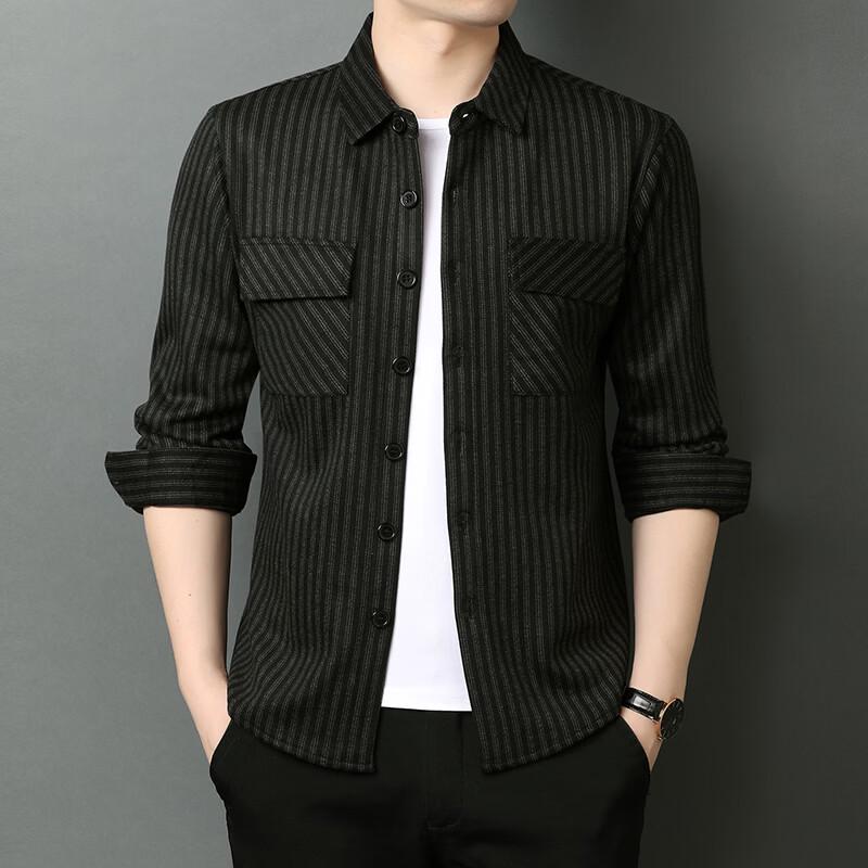 IMAGINEX Men s Striped Casual Lapel Jacket 170