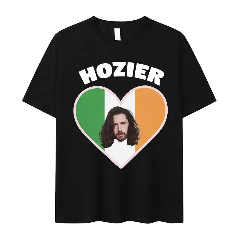 Hotsale Hozier Jesus 2025 Pattern Printed Tshirt Womens Hip Hop Retro Short Sleeve Tshirt Casual Oversized Tshirt Street Wear