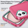 For iPhone 16 Case PC+Silicone+EVA Kickstand Drop-Proof Phone Cover