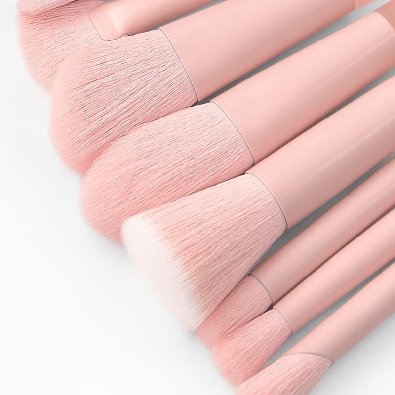 10 Pcs Travel Brush Set Makeup Brush Set with Storage Bag Cosmetic Brush Set Make Up Supplies  for Eyeshadow Eyelashes