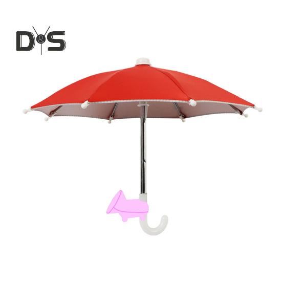 

Зонтик для сотового телефона, регулируемая присоска со свиньей, подставка для телефона, универсальный уличный солнцезащитный козырек для мобильного телефона, аксессуары для телефонов красный