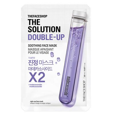 THE FACE SHOP The Solution Double Up Soothing Mask Sheet, 1 Sheet