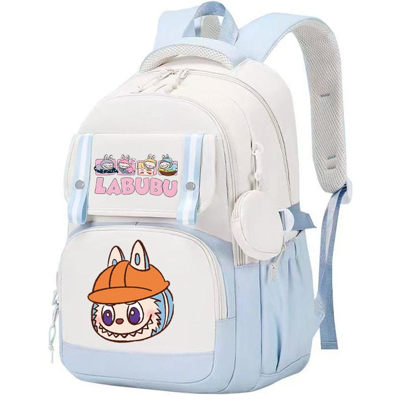Cute Printed Backpack Teenager Student Girl Boy Knapsack Large Capacity Waterproof Casual Bag Coin Purse Women Laptop Bag Mochila