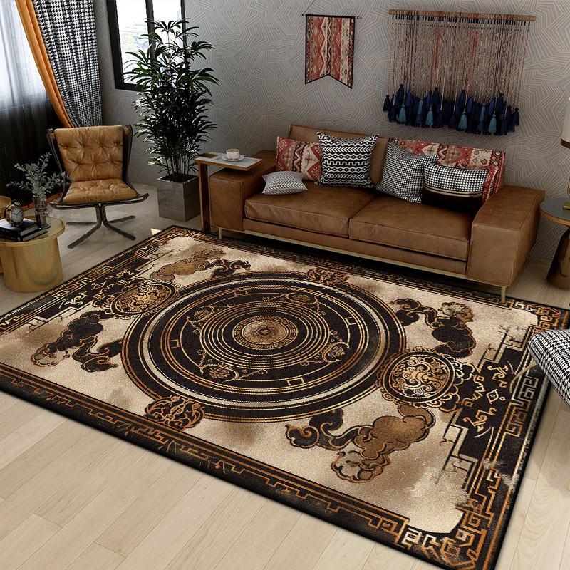 Persian Luxury Carpet for Living Room Boho Decoration Home Sofa Non-slip Large Rugs Bedroom Office Washable Floor Mat Dustproof