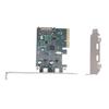 10Gbps PCIe USB 3.1 Gen 2 Expansion Card 2 Ports USB Hub PCI Express 3.0 X4 Adapter for Desktop Workstation File Data