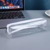 Transparent Stationery Pencil Bag Student Examination PVC Pen Case Unisex Pouch School Supplies
