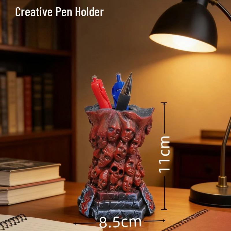 Creative Halloween Demon Hand Pen Holder Vinyl Ornament