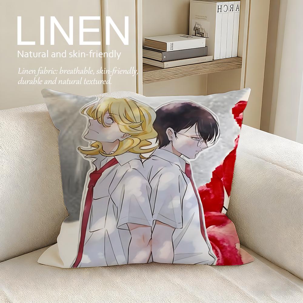 Anime Doukyusei Cushion Cover Pillowcase Set Pcs X X Breathable Washable Sofa Cushion Cover