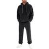 Men  Sports  Leisure  Keep  Warm  Hooded  Hood  Hoodie  Trousers  Set