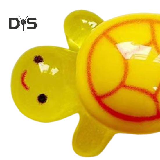 20Pcs Mini Luminous Turtle Figurine Glow-in-the-dark Tiny Colorful Tortoise Model Miniature Resin Animal Statue Decoration Ornament Party Favors