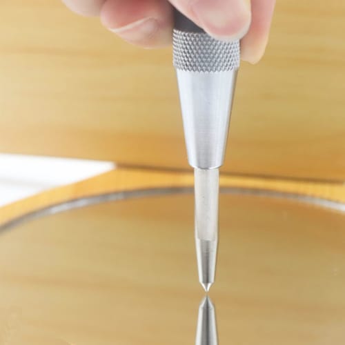 Latikaly Automatic Punch Set of 2 with Center Punch for Drilling, Stamping, and Marking Metal, Wood, and Plastic, Suitable for Windows, Walls, Floors,