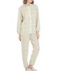 Narue Cream Puff Check Shirt Pajamas Gauze(R)