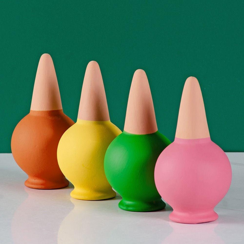 4PCS Ceramics Potted Plant Drip Irrigator Breathable Potted Dropper Device  Travel
