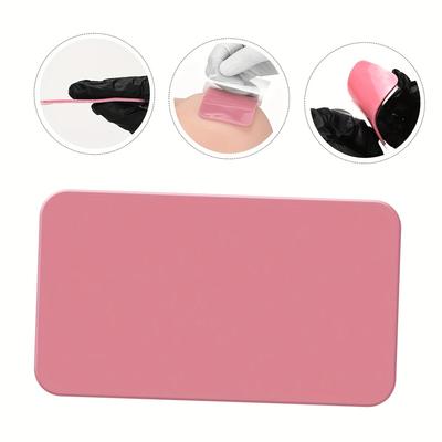 Autocollants Adhésifs pour le Front Outil Support Cils Fournitures Extension de Cils Plateau Palette en Silicone Support Faux Cils Coussin Cils en Silicone