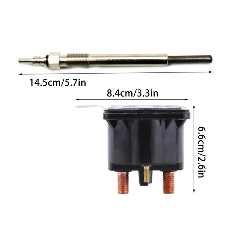 Power Strokes Diesels Pickup Relays Solenoid& Glow Plug DY838 DY861 1825931C1 1825931C2 For 7.3L F-350 F-450 F-590 F-600