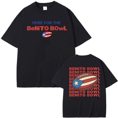 Benito Bowl Super Bowl LX Halftime Show T Shirt Bad Bunny Super Bowl Style 2026 Tour T-shirt Men Women Oversized Hot Sale Tshirt