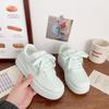 Milk white platform white shoes women's new low-top versatile student breathable sports shoes