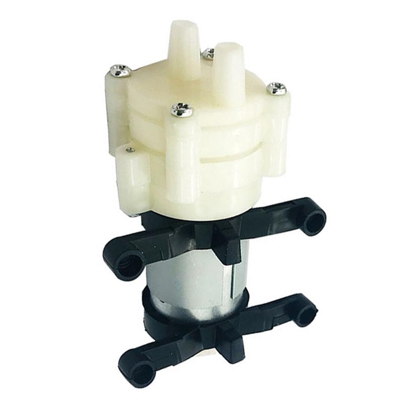 

12 В постійного струму R385 Міні-насос для акваріума Двигун акваріума для мембранного насоса Водяний/повітряний насос чорний