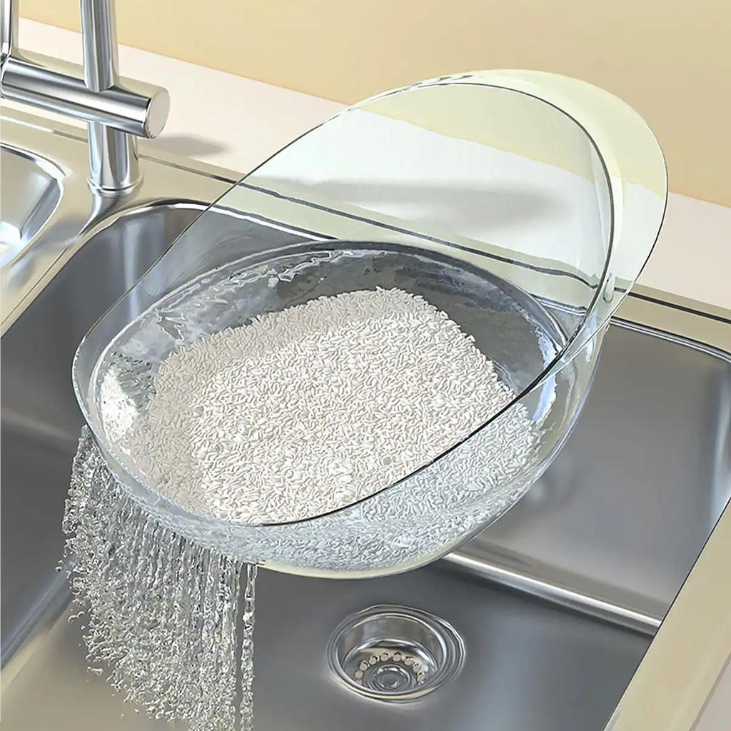 1 ks - Rýžové síto Cedník Síto Filtr na mytí rýže Sítko Košík Kuchyňské náčiní Jídlo Fazole Síto Mísa na ovoce Odkapávač