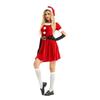 2026 Christmas Costume Women's Christmas Dress Red Santa Show Costume