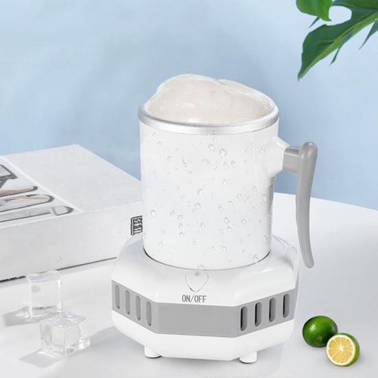 Schnellkühlbecher, einfache One-Touch-Bedienung, tragbarer elektrischer Mini-Getränke-Sofortkühler mit versenktem Stil für Bier, Saft, Kaffee
