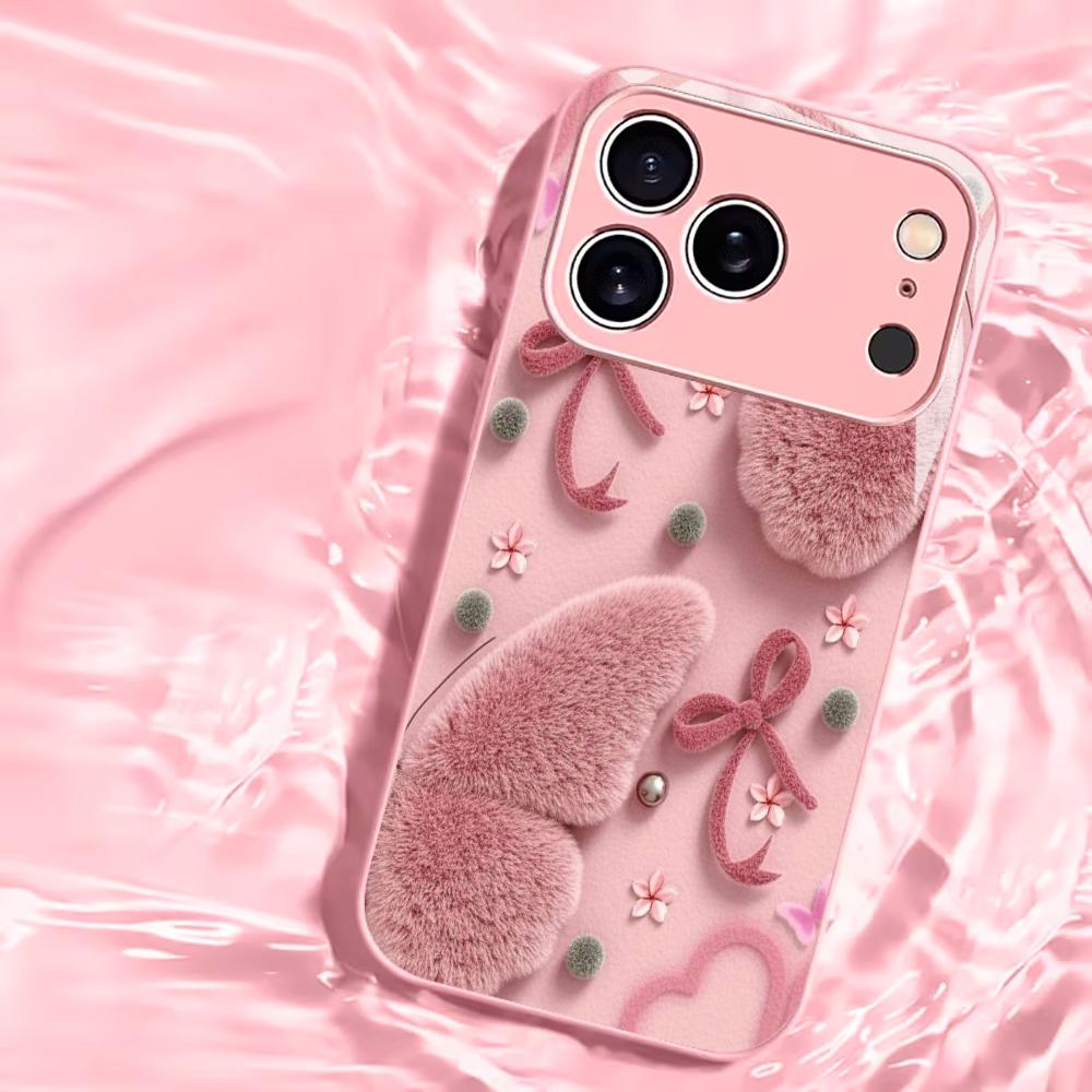 Beautiful Female Exquisite Protective Case Phone Case Metallic Paint Glass PhoneCase for iPhone 17 16 15 14 13pm Pro Plus Madam