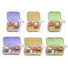 Pill Box Easy to Carry Pills Organizer with Handles And Leak-Proof Compartments Holder for Travel Gym Work