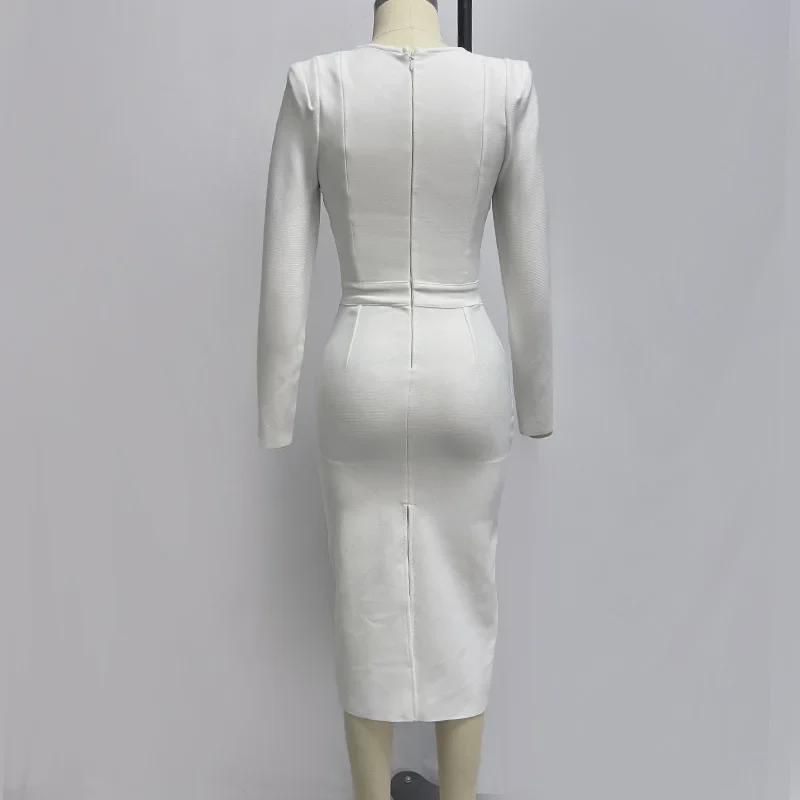 European and American H746 Bandage Evening Dress