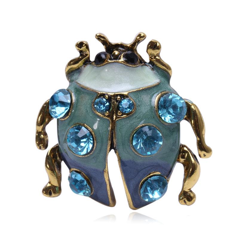 

Винтажная эмалевая брошь в виде бабочки и пчелы - Модная булавка в виде насекомого с кристаллами для мужчин и женщин