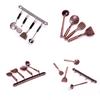 5Pcs 1:12 Doll House Miniature Metal Kitchenware Dollhouse Model Cook Set