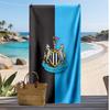Newcastle United Football Print Beach Towel, Large Soft Quick Dry Towel for Beach Camping Swimming
