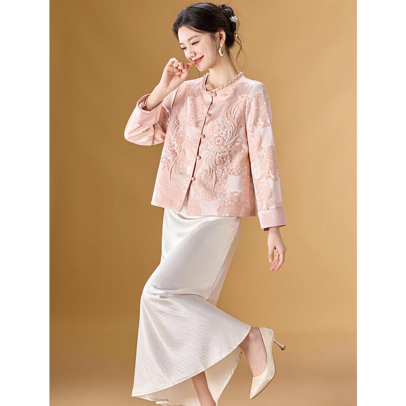 Meilannie Neue Chinesische Stil Perlen Jacquard Jacke