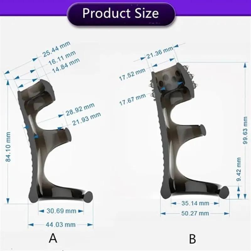 Penis Ring Shaft Ring Extender Sleeve Delay Ejaculation Cover Dotted Spiked Erection Adult Erotic Toy for Men Delay Ejaculation