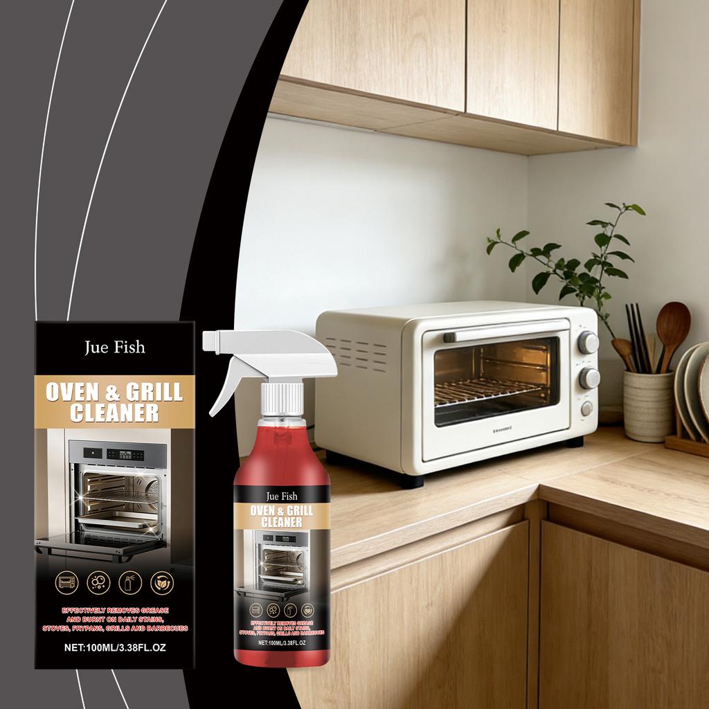 Stove oven cleaner Household oven grill cleaning stains and oil stains fresh cleaner