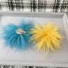 Feather Brooch Scarf Clip Brooches Lapel Pins Dress Accessories Ostrich Feather Material Corsage Pin Feather Lapel Pins