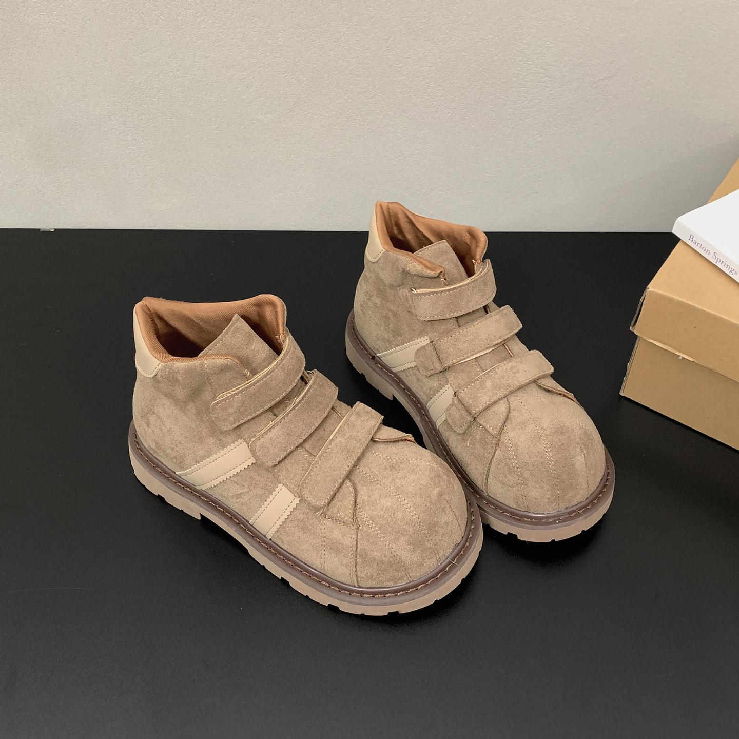 

Maillard brown retro platform Martin boots women s 2025 new autumn with skirt inner height-increasing Birkenstock short boots 40 хаки