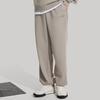 Li Ning Sports Lifestyle Series Loose Fit Mid Waist Quick Dry Cool Knitted Joggers Men Bottoms Pomegranate-Skin-Yellow AKLU823-4