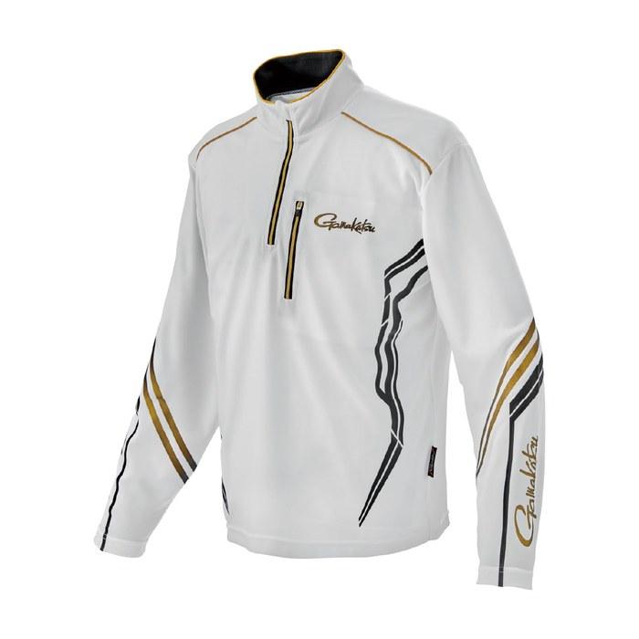 Gamakatsu UD Zip Shirt Ice White LL GM3778