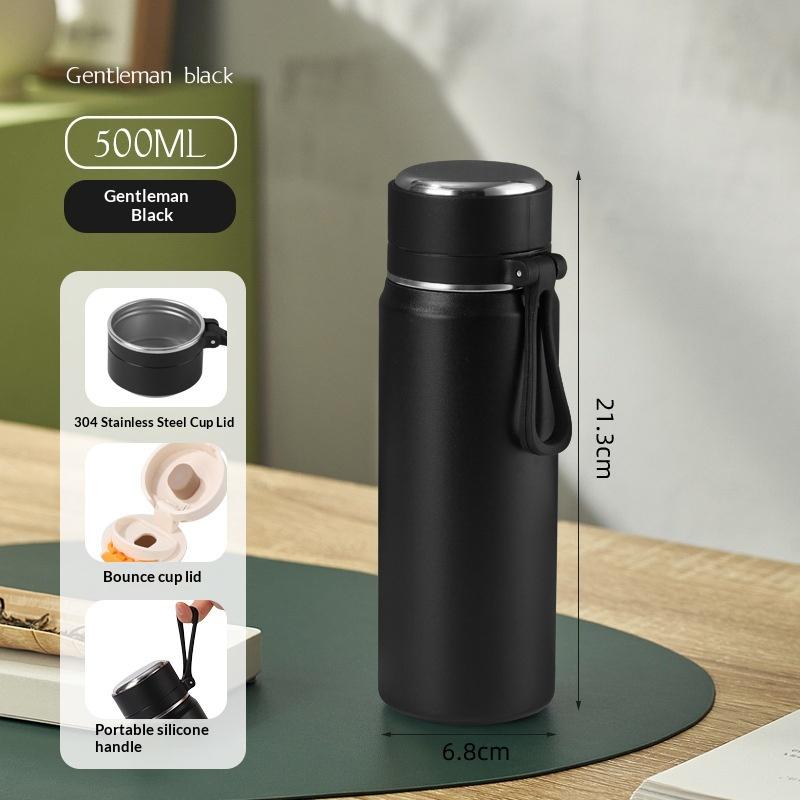 500/600/800/1000 мл Термобутылка для воды из нержавеющей стали Сохраняет холод и Термокружка для кофе Герметичная Дорожная термобутылка A2