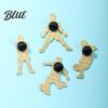 Sports Enamel Pin Commemorative Brooch Football Star Team Alloy American