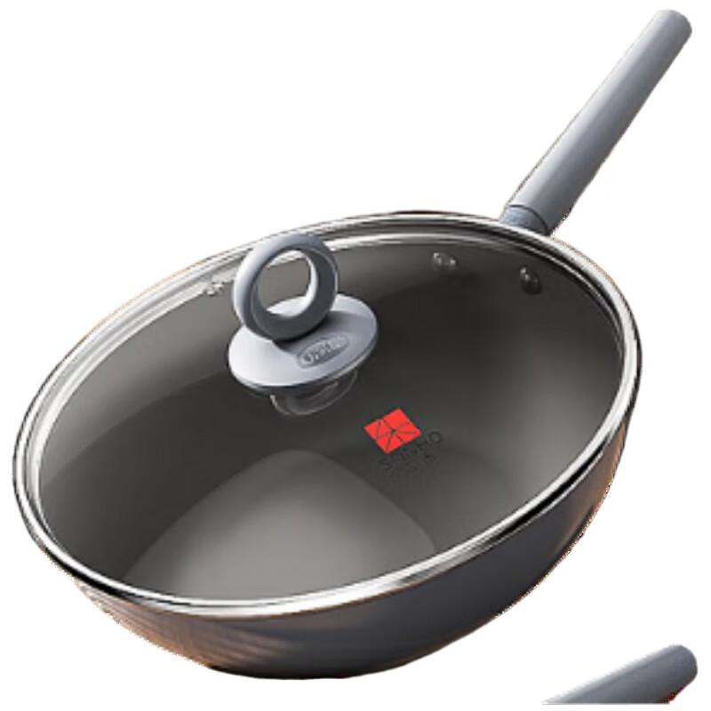 Sanhe 32cm Titanium Alloy Non-Coated Wok
