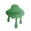 Creative Wall Mounted Storage Shelf Drip Shape Metal Wall Organizer for Home Office Decorative Wall Rack