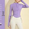 Women's Long Sleeve Yoga Top with Chest Pads & Twisted Back + Slim Fit Yoga Pants