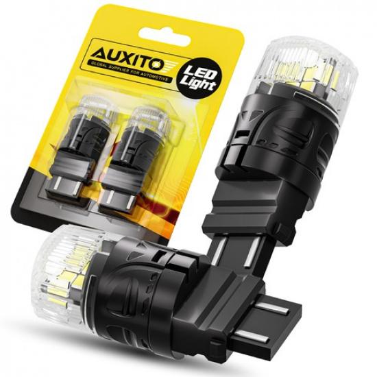 3156 AUXITO 4157 3157 Reverse 3057 LED Turn Brake Light Signal Bulb 4000LM White