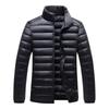 Light down jacket men's 2022 autumn and winter new stand-up collar down jacket white duck down short thermal jacket men's clothing