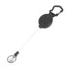 Retractable Keychain Heavy Duty 80cm Stainless Steel Wire Magnetic Retractable ID Badge Holder